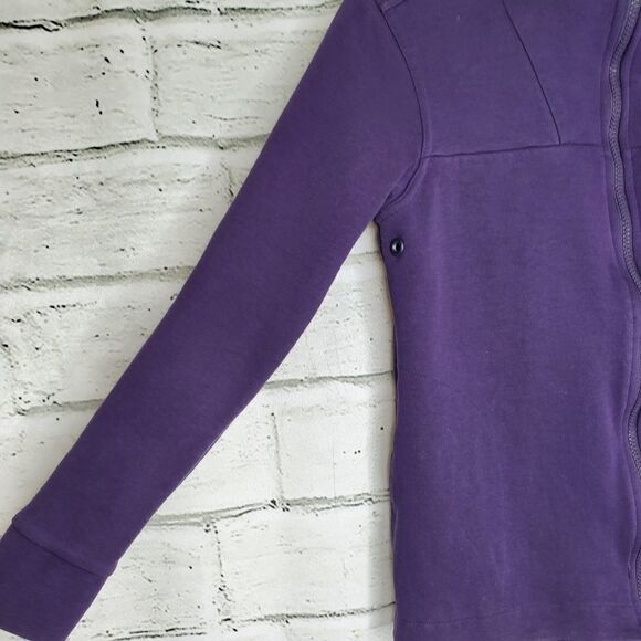Nike purple full zip up hooded jacket - Picture 4 of 6